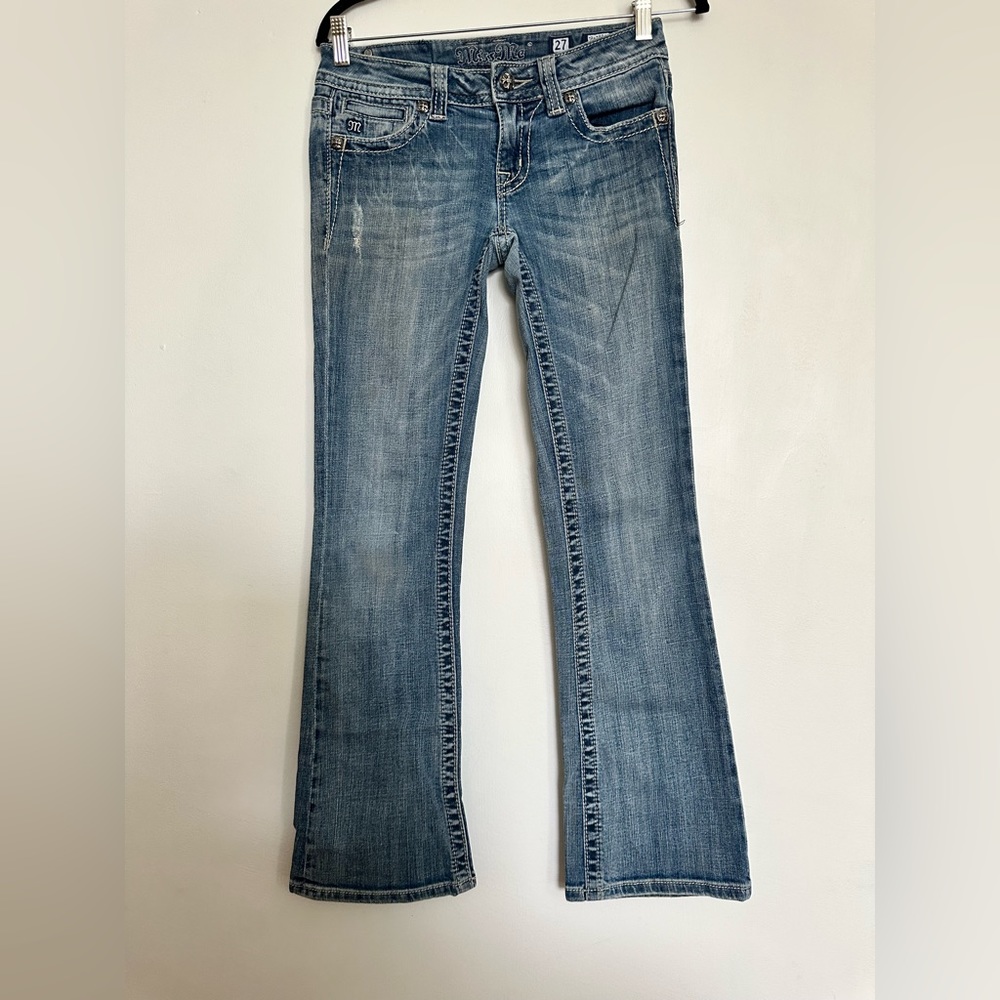 Miss Me Studded Cross Boot Jeans